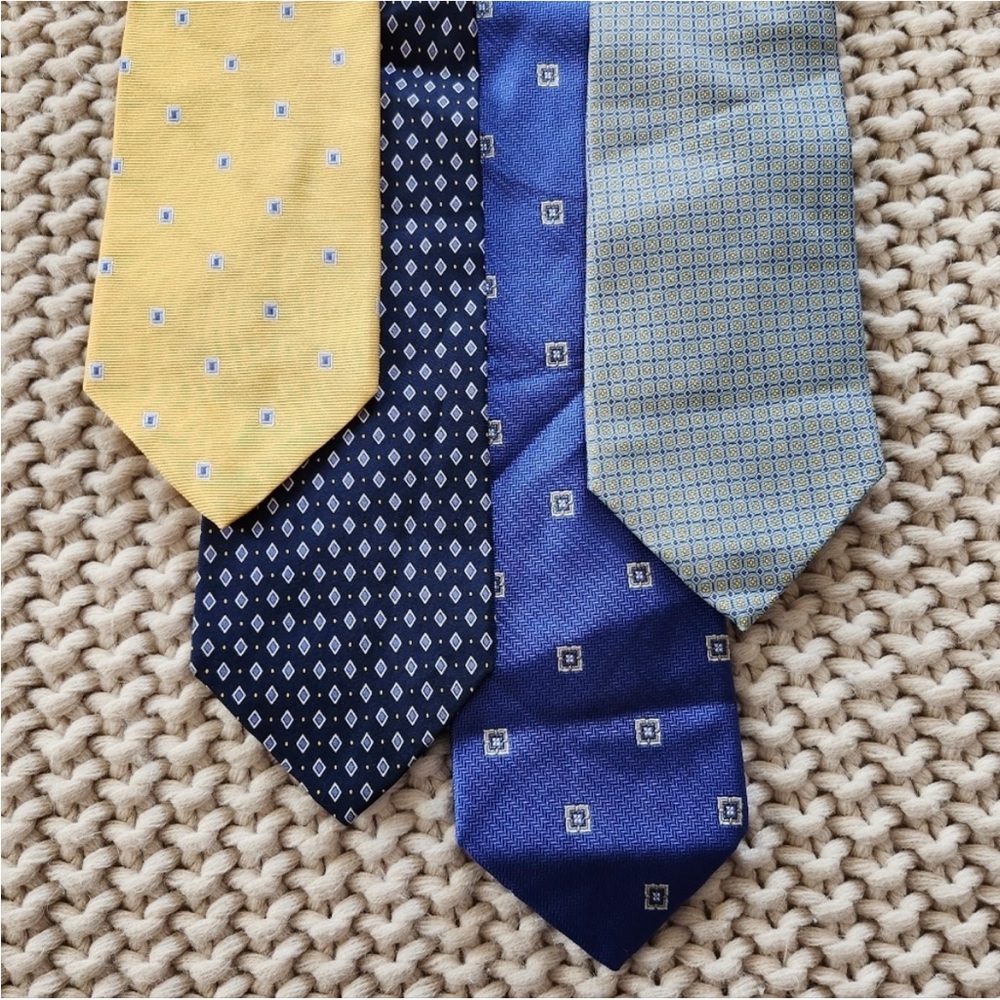 Brooks Brothers Printed Silk Tie Lot Bundle